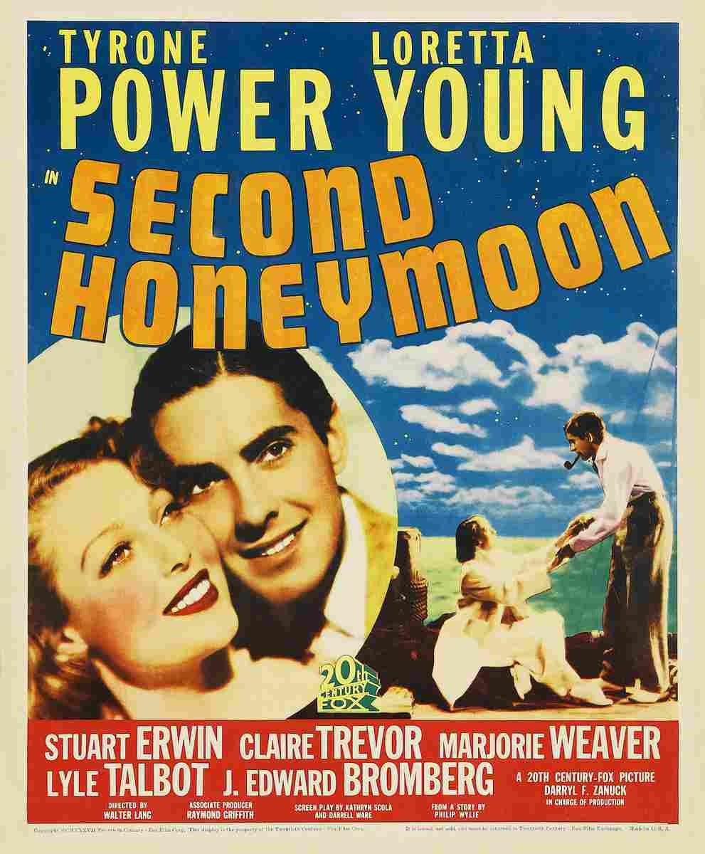 Second Honeymoon 1937 03  film star poster A4 Photo Print