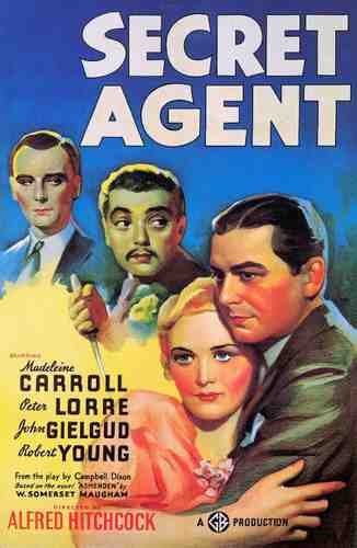  Secret Agent 01 film star poster A4 Photo Print