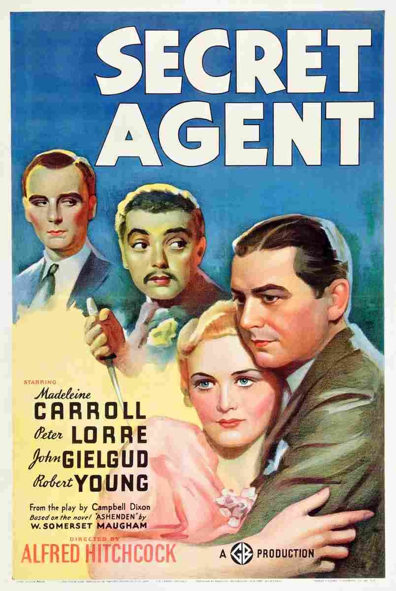 Secret Agent 1936 01  film star poster A4 Photo Print