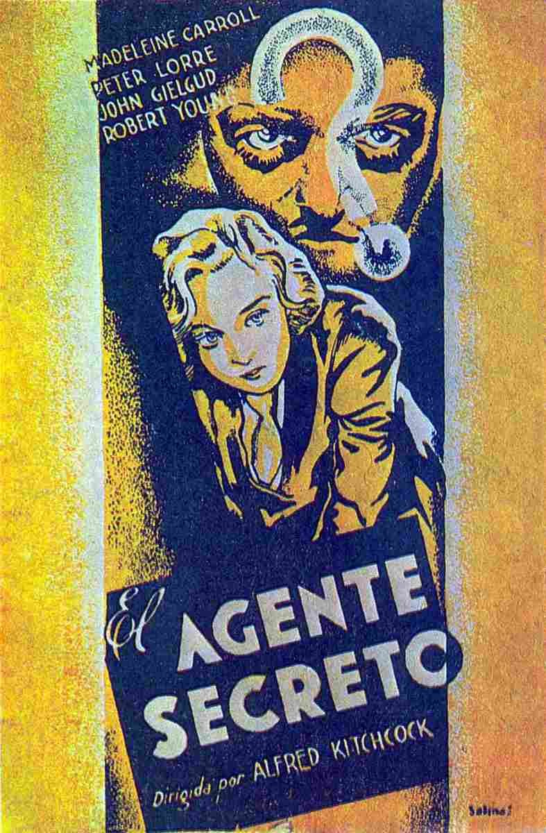 Secret Agent 1936 09  film star poster A4 Photo Print
