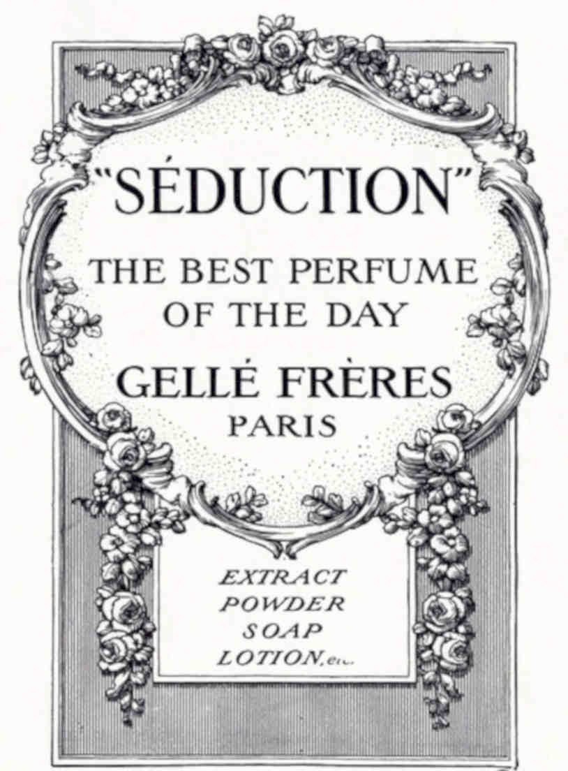 Seduction Perfume Roses Vintage Retro Advert Poster A4 Photo Print