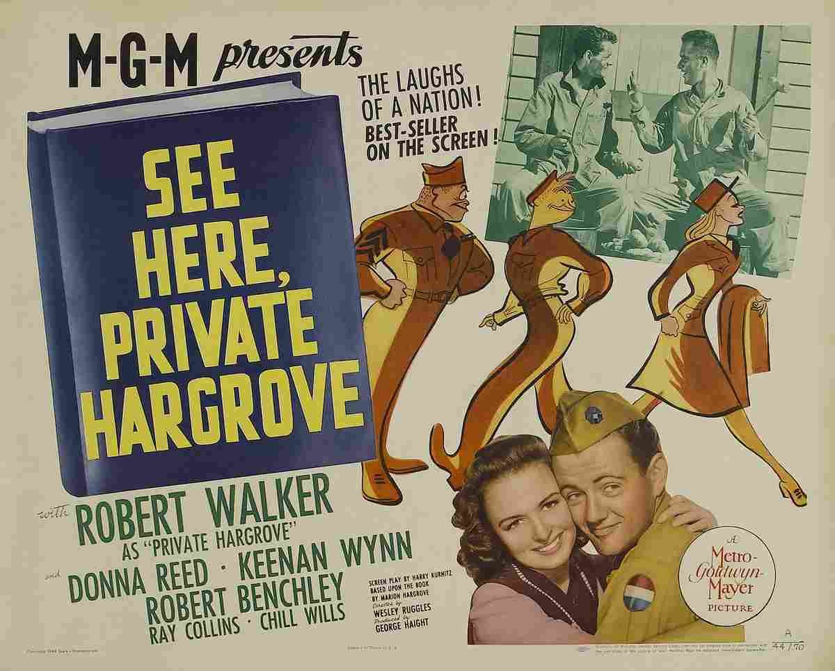 See Here Private Hargrove 02  film star poster A4 Photo Print