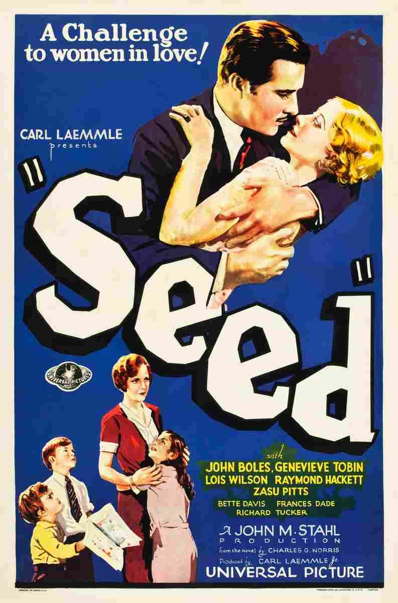 Seed 1931 01  film star poster A4 Photo Print