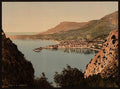 Seen from the cliffs Mentone Vintage A4 Photo Print