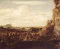 Seghers Hercules A River Valley With A Group Of Houses A4 Photo Print