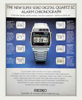 Seiko Lc Alarm Vintage Retro Advert Poster A4 Photo Print