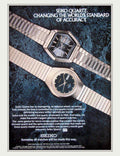 Seiko Quartz Watch Vintage Retro Advert Poster A4 Photo Print