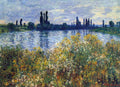 Seine Shores At Vetheuil Monet A4 Photo Print