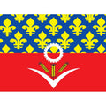 Seinestdenis Dep Flag N2984 A4 Photo Print