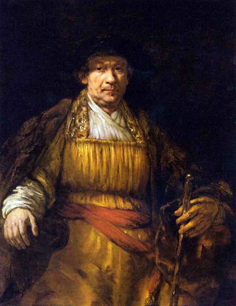 Self Portrait 7 Rembrandt A4 Photo Print