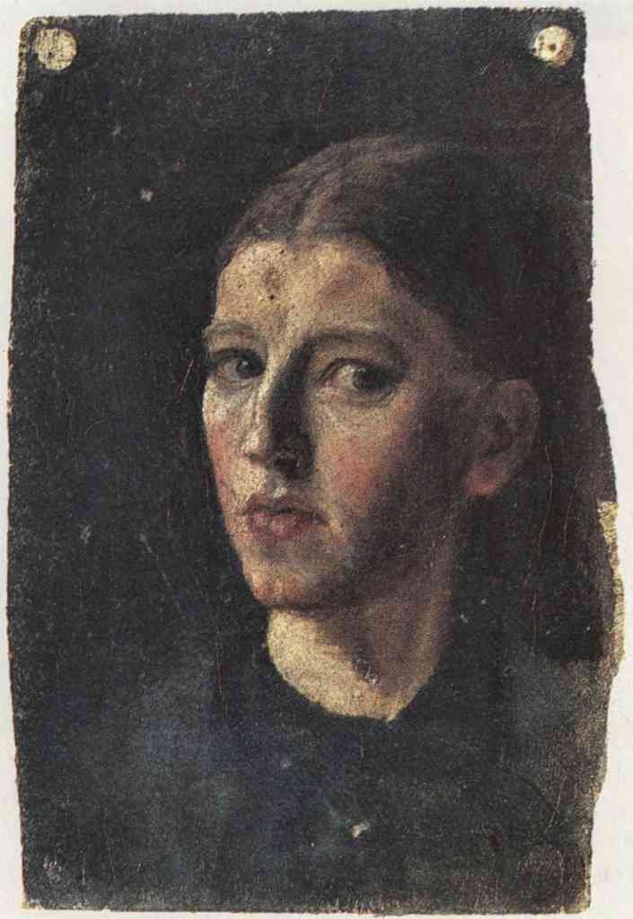 Self Portrait Anna Ancher Impressionism European A4 Photo Print