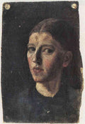 Self Portrait Anna Ancher Impressionism European A4 Photo Print