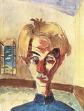 Self Portrait In A Room Walter Gramatte Expressionism A4 Photo Print