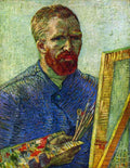 Self Portrait In Front Easel Van Gogh A4 Photo Print