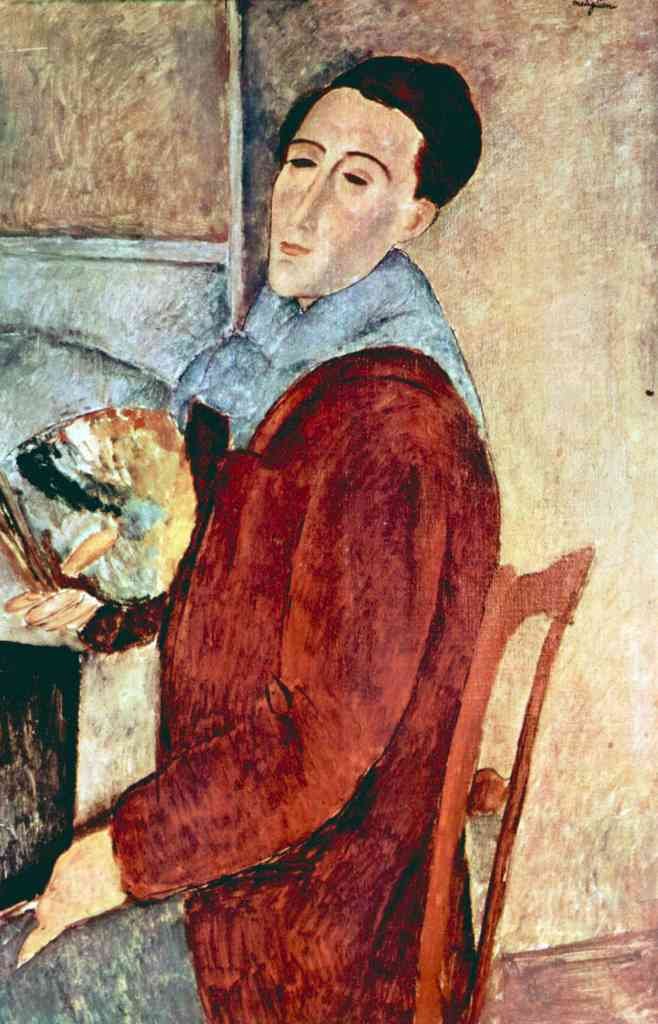 Self Portrait Modigliani A4 Photo Print