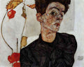 Self Portrait Schiele A4 Photo Print