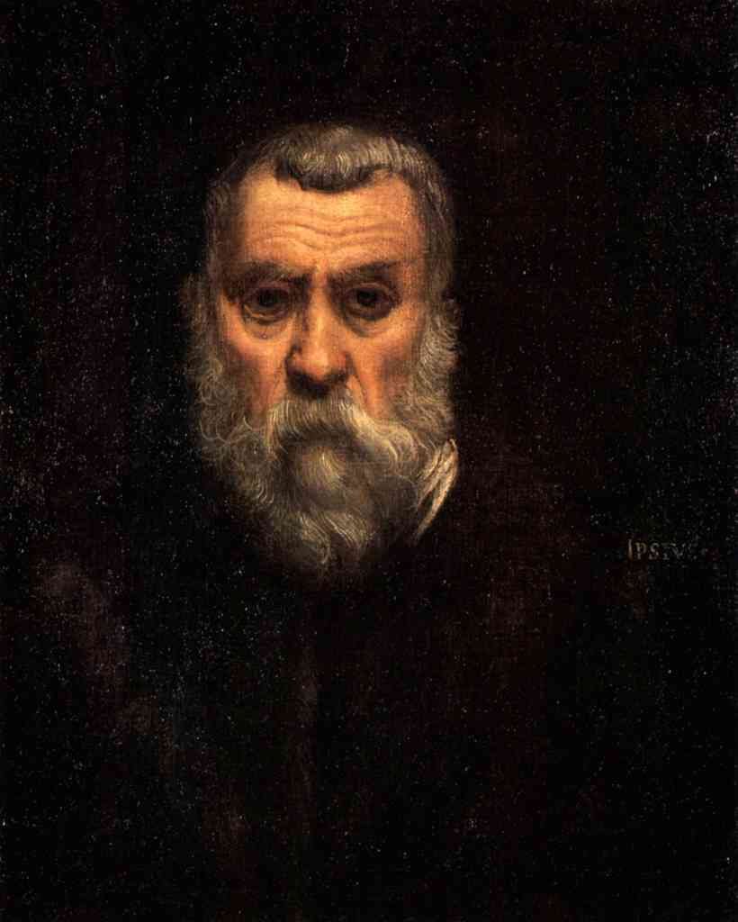 Self Portrait Tintoretto A4 Photo Print