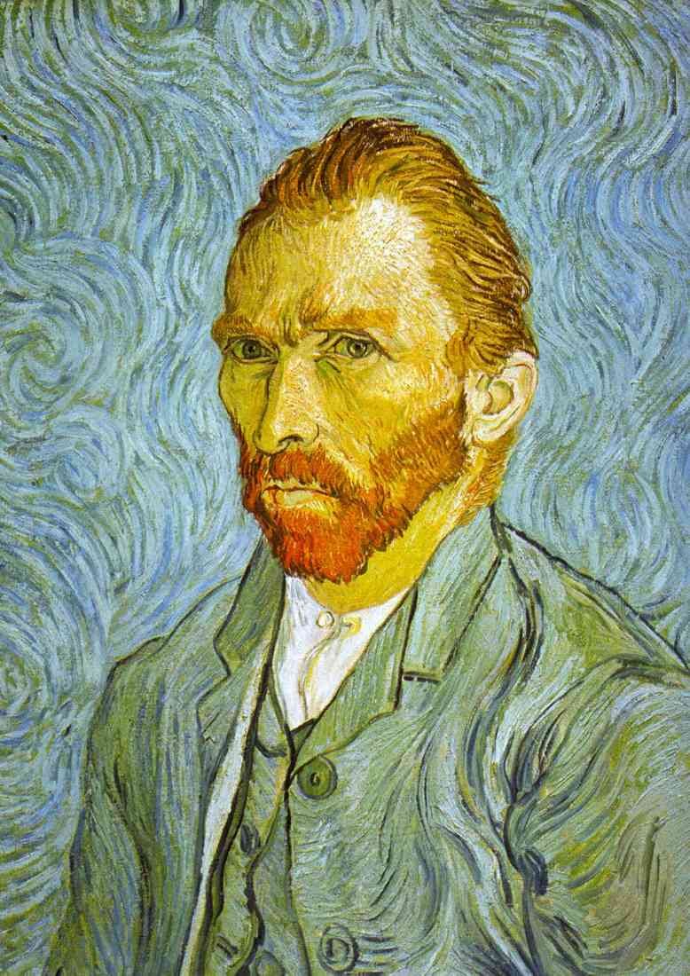 Self Portrait Van Gogh A4 Photo Print 2