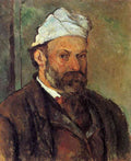 Self Portrait With A White Turban Cezanne A4 Photo Print