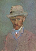 Self Portrait With Felt Hat Paris 1887 A4 Photo Print