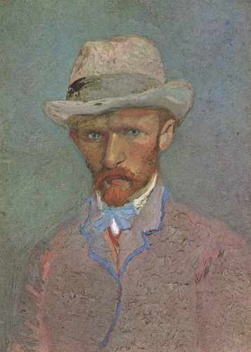 Self Portrait With Felt Hat Paris 1887 A4 Photo Print