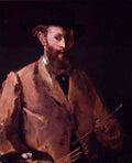 Self Portrait With Pallette Manet A4 Photo Print