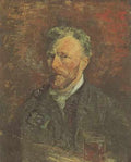 Self Portrait With Pipe And Glass Paris 1887 A4 Photo Print