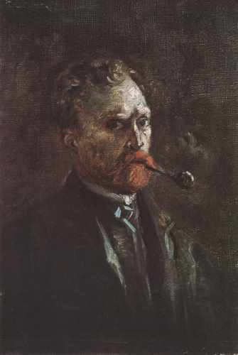 Self Portrait With Pipe Paris 1886 A4 Photo Print
