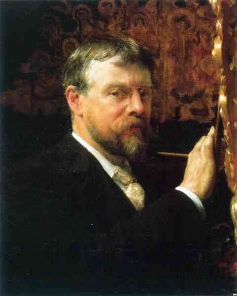 Self Portrait by Alma Tadema A4 Photo Print