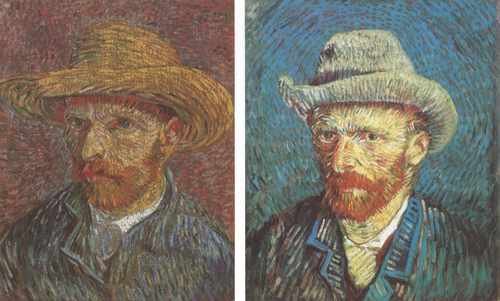 Self Portraits With Hat Paris 1887 1888 A4 Photo Print