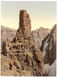 Sella Group Bergerturm Tyrol Vintage A4 Photo Print