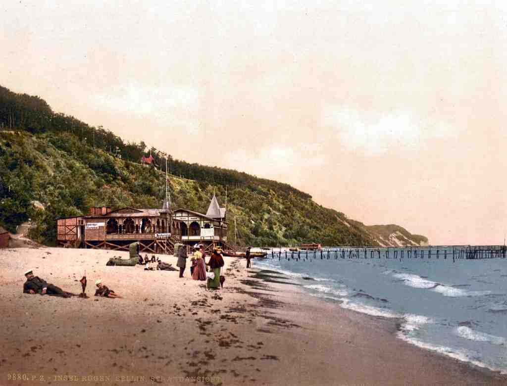 Sellin Isleof Rugen Germany Vintage A4 Photo Print