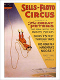 Sells Floto Circus Great Peters Poster Vintage Retro Advert Poster A4 Photo Pri