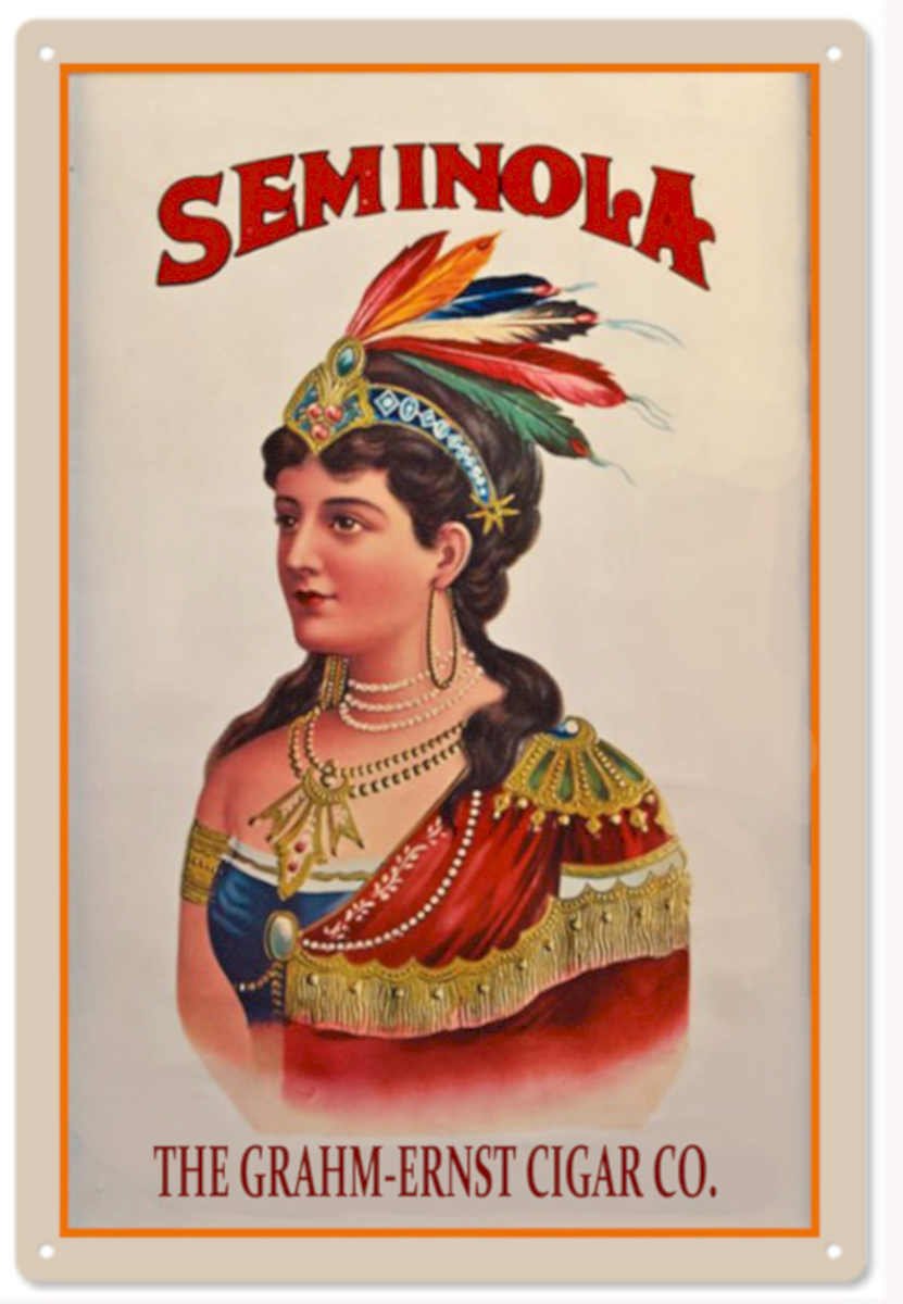 Seminole Grahm Ernst Vintage Retro Advert Ads A4 Photo Print