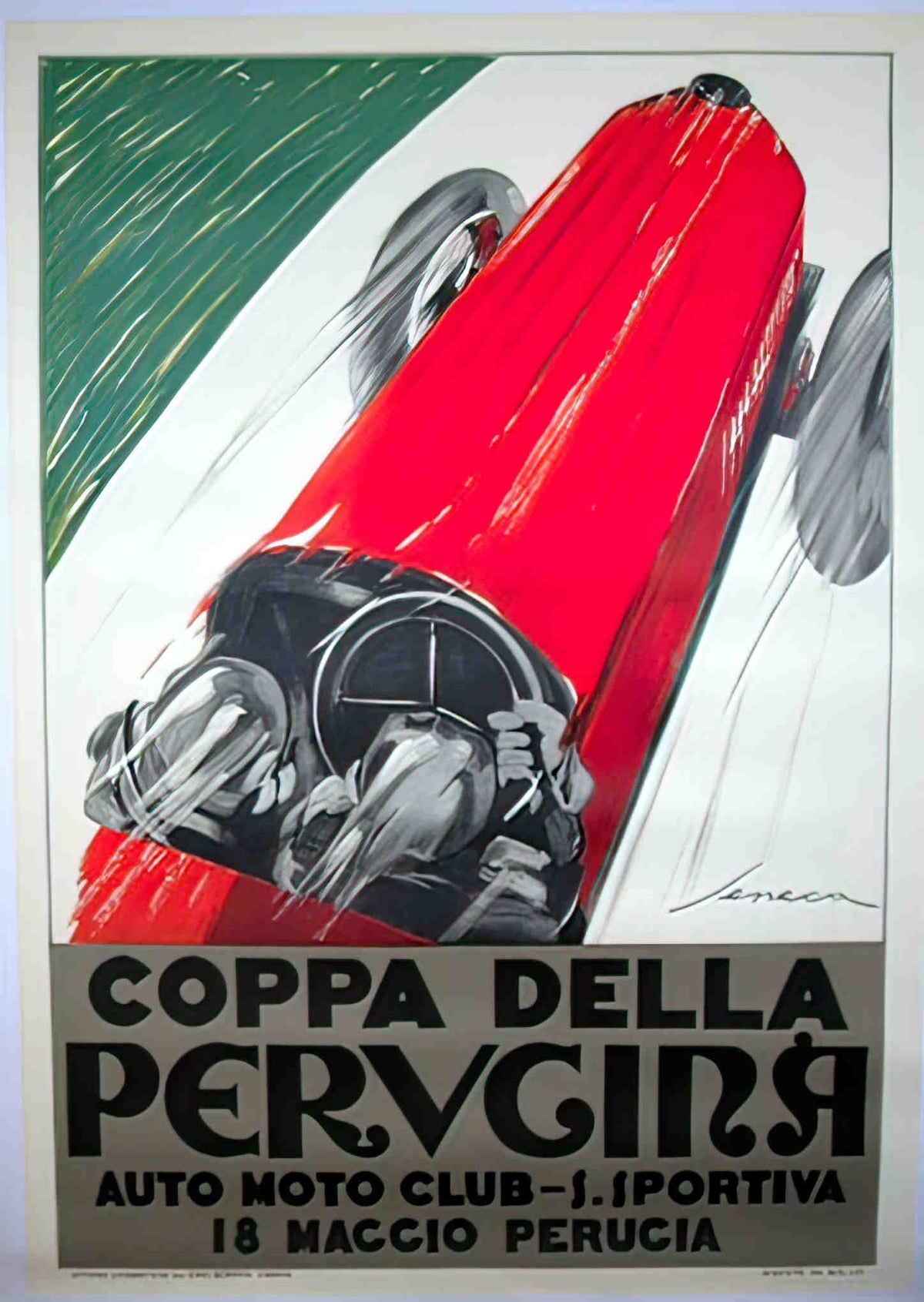 SenecaCoppa Advert A4 Photo Print