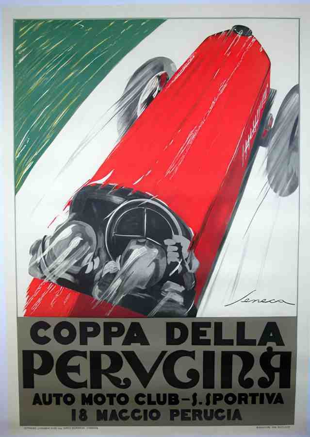 SenecaCoppa Vintage Advert A4 Photo Print
