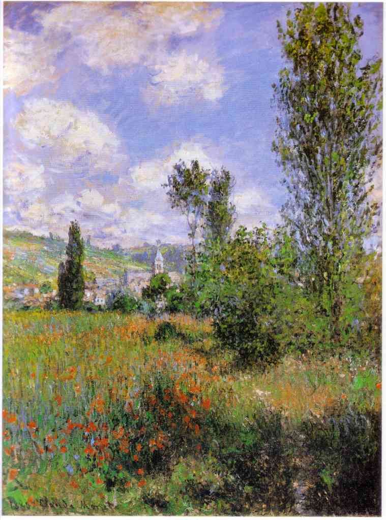 Sentier Ile Saint Martin 1880 Monet A4 Photo Print