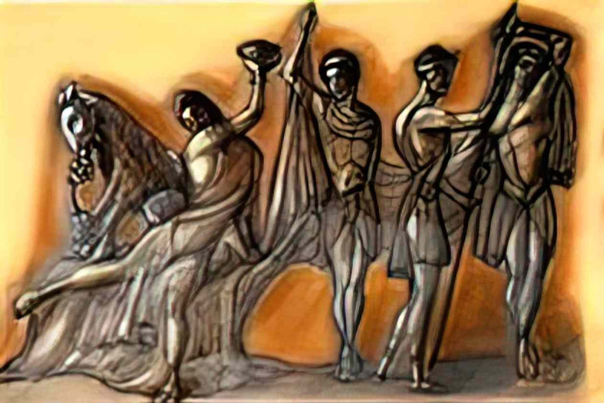 Serge Sudeikin costume studies with mythological figures for ballet d 1 Art A4 Photo Print