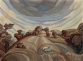 Serge Sudeikin lovers in the field Art A4 Photo Print