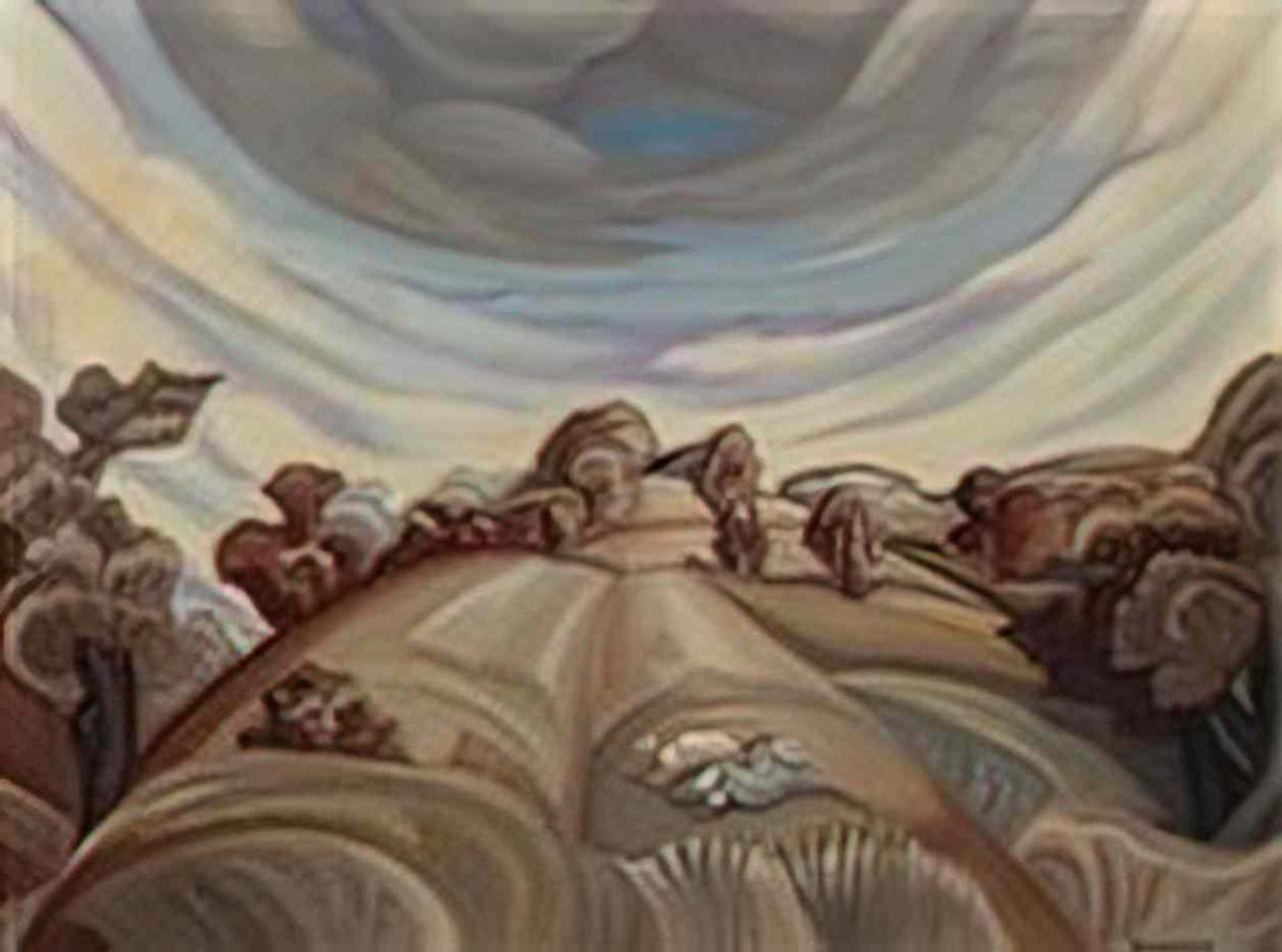 Serge Sudeikin lovers in the field Art A4 Photo Print