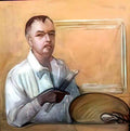 Serge Sudeikin self portrait 1946 Art A4 Photo Print