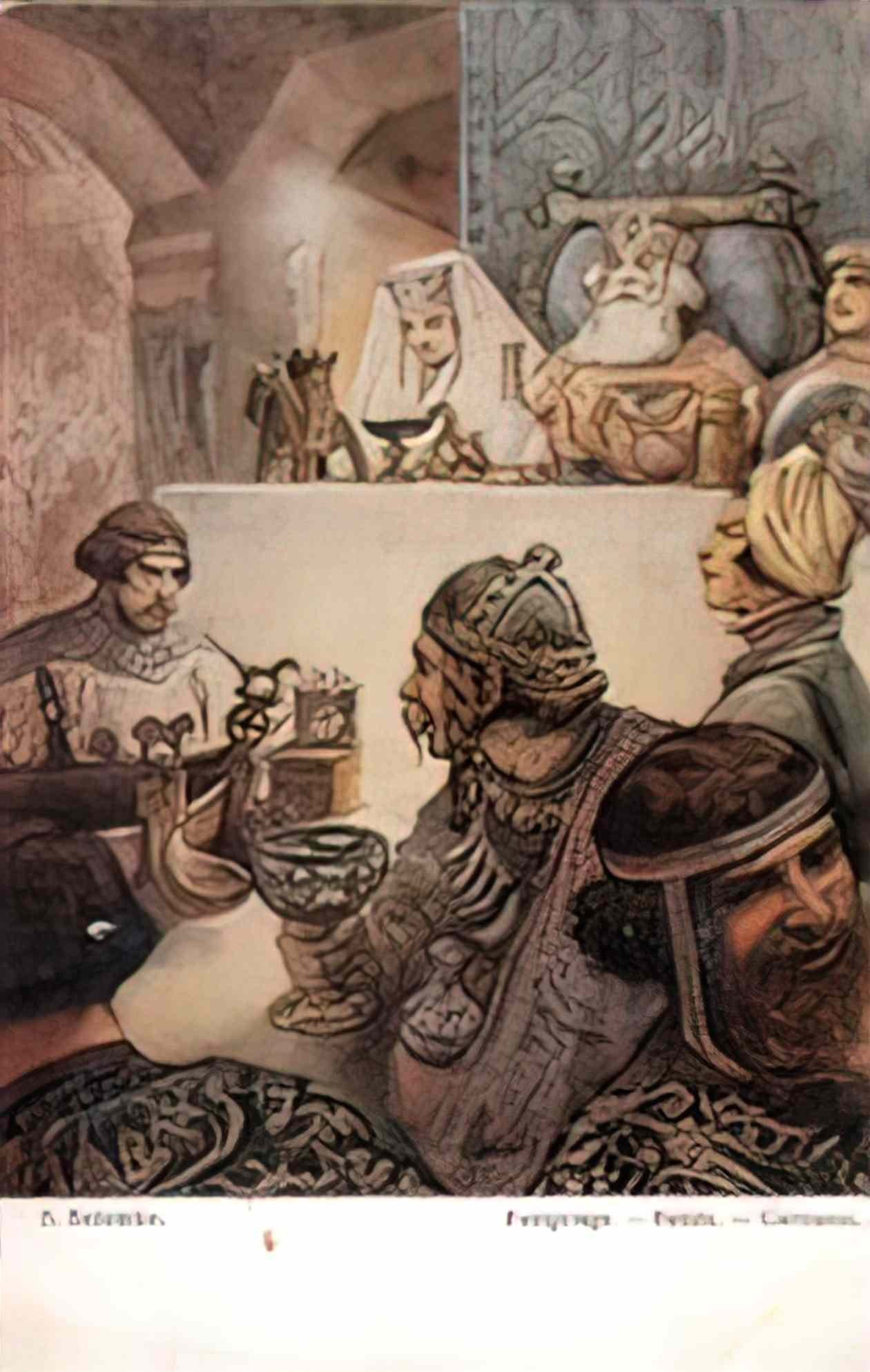 Sergey Solomko banquet Art A4 Photo Print