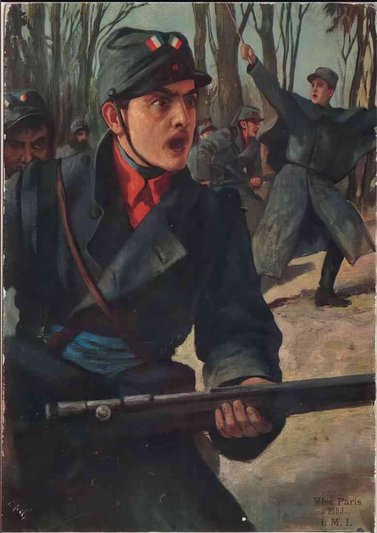 Sergey Solomko the red blood of garibaldi A4 Photo Print