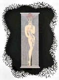 Serpent Column Female Vintage Retro Advert Poster A4 Photo Print