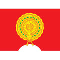 Serpukhov City Flag N3305 A4 Photo Print