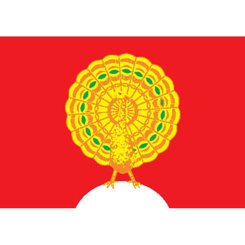 Serpukhov City Flag N3305 A4 Photo Print