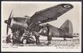 Servicing A Lysander Plane In France Snow Air Ministry Vintage A4 Photo Print