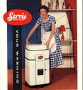 Servis Washing Machine 1950s Vintage Retro Advert Poster