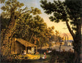 Settlers First Blockhouse 1870 Vintage A4 Photo Print