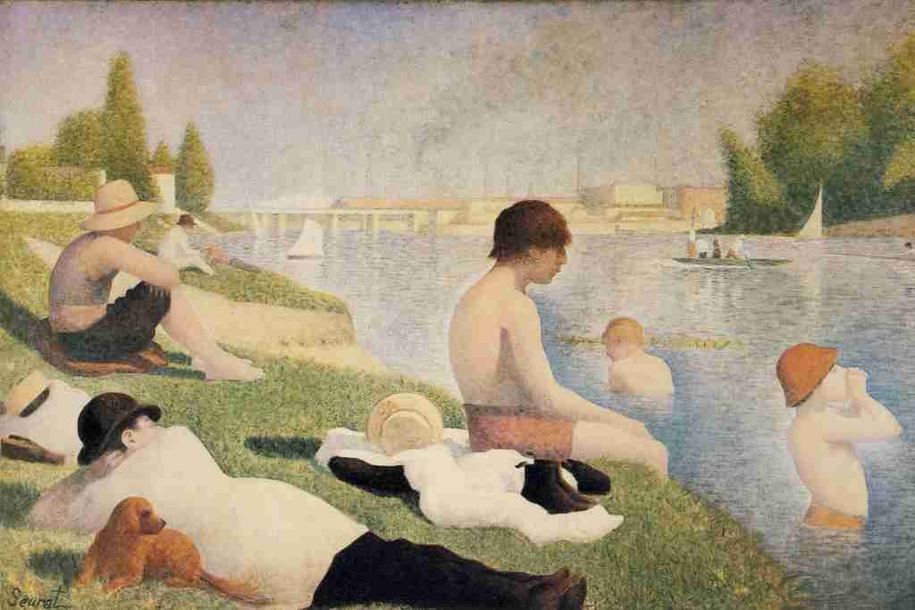 Seurat George 1859 1891 Bathers 1883 4 A4 Photo Print